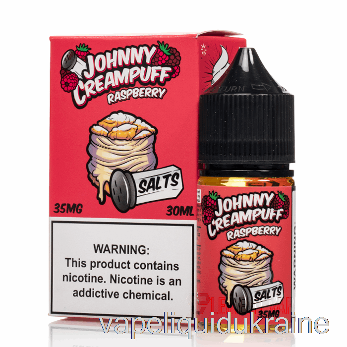 Vape Liquid Ukraine Raspberry - Johnny Creampuff Salts - 30mL 50mg
